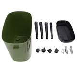 Tall Trash Can with Wheel Legs 15L Large Capacity Narrow Garbage Can for Kitchen Bathroom Living V1294-YM0901-3117250150412