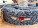 Green And Pink Sunflower Cat Scratching Post - 35cm Sisal Cat Tree with Plush Toys for Small Cats V888-ELOSUNG23628