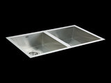 770x450mm Handmade Stainless Steel Undermount / Topmount Kitchen Sink with Waste V63-770065