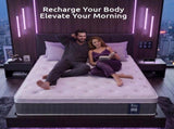 Levitex Queen Mattress Lumbar Support, 5-Zone Pocket Springs & 2-Row Hardened Edges for Deep Sleep, MATTRESS-F-CORE-30-Q
