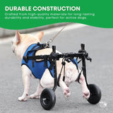 Rooster Farms Little Dog Wheelchair Small Harness - Adjustable Back Leg Aid V238-SUPDZ-40983799267408