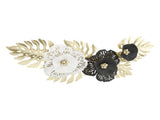Nordic Luxury Wall Metal Pendant Innovative Iron Wall Flower Home Living Room Wall V1294-YM0521-3115220149511
