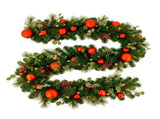 Christabelle 2.74m Sable Fir Christmas Garland Pre Lit Multi Function LED Timer Mantel Staircas 112_SENSF274