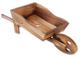 Flower Pot Wooden Cart Innovative Succulent Wheelbarrow Flower Pot for Courtyard Home Decoration V1294-YM0715-3111220152511