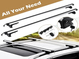 125CM Universal Adjustable Aluminum Alloy Car Roof Rack Cross Bars Carrier Lock V610-CYC-CROBAR-125