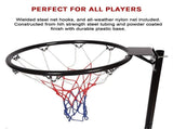 Netball Ring with Stand Portable Pole Height Adjustable V63-798747