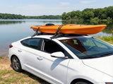 GIANTZ Kayak Roof Rack for Car, Universal Soft Roof Rack Pads for Surfboard SUP Canoe, Roof Bars for CAR-RFBAR-FOAM-25