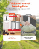 Fruit Wine Press Manual Press for Wine Making 1.6 Gal/6L Stainless Steel V952-GJYZJTMBXG6LEFHOVV0