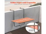 Balcony Hanging Table, 595 x 400 mm Folding Balcony Railing Table, Outdoor Balcony Bar Table for V952-FXGZSM25INCHDZVCRV0