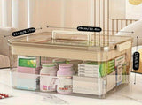 Multi-Layer Large Capacity Home Medicine BoxCompartment Storage for Emergency & Backup, Shockproof V1106-YXSNH001