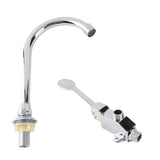 Bathroom Basin Faucet Set Medicine Laboratory Foot Pedal Sink Water Tap Kit Accessory V1294-YM0901-3112200051711