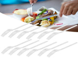 12Pcs 316 Stainless Steel Fork Dinner Fork Set Supplies for Kitchen Dining Room Daily Use V1294-YM0721-3118210038011