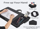 Portable Laptop Desk with Device Ledge, Mouse Pad and Phone Holder for Home Office V178-84834