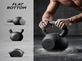 Everfit 24kg Cast Iron Kettlebell Powder Coating Flat Bottom Home Gym FIT-K-KB-IRON-24KG
