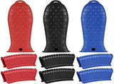 3pcs Silicone Pot Handle Sleeve Set Red - Non-Slip Heat-Resistant Grips for Cookware V1192-AZ-W-21421