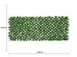 Premium Laurel Leaf Artificial Hedge Extendable Trellis / Screen 2 Meter By 1 Meter UV Resistant V637-DP20786514