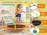Bestway 36inch Kids Trampoline Foldable Rebounder Fitness for Ages 3 Orange BW-TRAMPO-59100