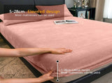 3 Pieces Flannel Sheet Set, Super Soft Cozy Comfy Flannel Bottom, Double Brushed Bed Sheets, One V1370-AZ4-19368