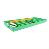 Portable Socket Organizer Tray Aluminum Rail Multi Functional Socket and Bit Holder with Handle V1294-YM0901-3114240097311