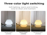 Yellow Striped Retro All Glass Mushroom Table Lamp - American Style Creative Bedside Nightstand V888-ELOSUNG55170-13