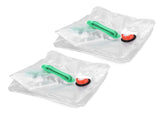2Pcs 20L Folding Water Bucket PVC Portable Transparent Water Container with Spigot for Camping V1294-YM0523-3111210337211