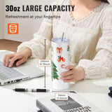 8 Pack Straight Sublimation Tumblers, 30 oz Blank Tumbler Bulk, Stainless Steel Double Wall Tumbler V952-KBJPJTJBXG8J1O806V0