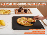 Pizza Steel, 16" x 14.5" x 3/8" Pizza Steel Plate for Oven, Pre-Seasoned Carbon Steel Pizza Baking V952-FXPSPSGB1614E7DC4V0