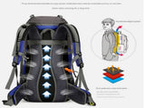 Orange Nylon Hiking Backpack - Multifunctional Outdoor Sports Bag V888-ELOSUNG28882