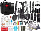 Survival Tool Kit 43-Piece Emergency Kit Outdoor Survival First Aid Kit Larger - Black - Size 43 V1102-108-70530-BLK-43-PIECESET