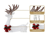 Jingle Jollys Christmas Lights 150cm Reindeer 100 LED Decorations XMAS-MOT-1DEER-MOV-WARM