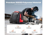 25.2L Welding Backpack 1680D Polyester Welder Backpack for Tool and Helmet V952-PJHJBBBDLHJB61PCB001V0