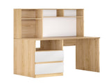 Artiss Computer Desk Office Study Desks Table Bookshelf Drawer FUR-W-CD120-WH-AB
