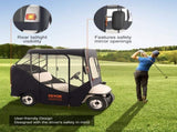 Golf Cart Enclosure, Polyester Driving Enclosure, Club Car Covers Suitable for 2-Seater Golf Carts, V952-KSHGEFCZGMDJ7155KV0