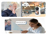 Home Security Camera with Screen, Two Way Video Call Monitoring Device, Smart Motion Detection V1369-AZ3-W-21597