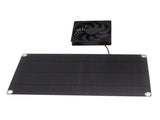 Solar Powered Fan Portable Monocrystalline Silicon 10W IP65 Waterproof Exhaust Fan for RV 18V V1294-YM0703-3114230003811
