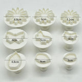 84Pcs Fondant Cake Decorating Cutters Set DIY Cake Baking Modeling Kits Plastic V1369-AZ3-W-21242