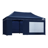 Instahut Gazebo Pop Up Marquee 3x6 Folding Tent Gazebos Camping 500D Oxford Navy GAZEBO-C-3X6-DX-NAVY