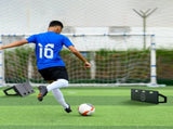 Soccerer Board, 40"X12" Portable Soccer Wall with 2 Angles, Foldable HDPE Kickback V952-ZQHDBHDPEL40B7CZKV0