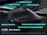 Ergonomic Vertical Mouse - 2.4G/Bluetooth Multi-Mode, LED Display, 57-Degree Angle, & 400mAh V888-ELOSUNG35693