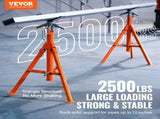 Pipe Stand, 2500LBS Heavy Duty Pipe Jack Stands, 27.2"-52" Height Adjustable V Head Pipe Stand, 45 V952-ZXGDZCZJ2852R9DRBV0
