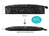 Compression Packing Cubes with Shoe Bag Foldable Luggage Storage Organizer V1263-JX-4366