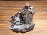 Ceramic Incense Holder Censer Smoke Backflow Incense Burner Decor Ornament V1294-YM0901-JY24724-01