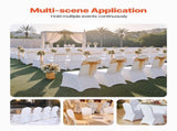 Stretch Spandex Folding Chair Covers, Universal Fitted Chair Cover, Removable Washable Protective V952-100PCSQBHLYYT0001V0