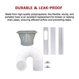 Portable Air Conditioner Window Kit Exhaust Hose Adaptor Pipe & Slide Plate V63-952621