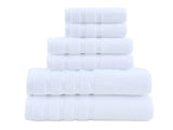 6-Piece White Towel Set V1102-DSZ-XXX-TREDF