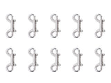 Stainless Steel Double Hook Snap Heavy Duty Clasp Snap for Ropes Chains Leashes Pets Leads Farm Gate V1294-YM0901-3111250168512