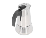Stovetop Coffee Maker, Large Capacity Stainless Steel Moka Pot, 4 Cups, 400ml V1263-JX-3006