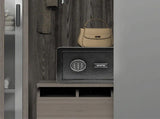 All Steel Safety Box Wall Mountable Fireproof Mini Safe Box Keypad and Key Dual Unlock Methods with V985-SECURITYBOX