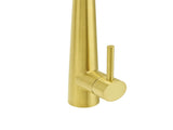 Round Brushed Gold Pull Out Kitchen Sink Tap Basin Mixer Faucet Flexible Spout V1233-KRD515G