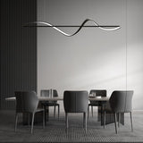 BAMDECOR A36 Modern LED Linear Chandeliers Pendant Lights with Dimmable LED and Adjustable Hanging V255-A36-L140